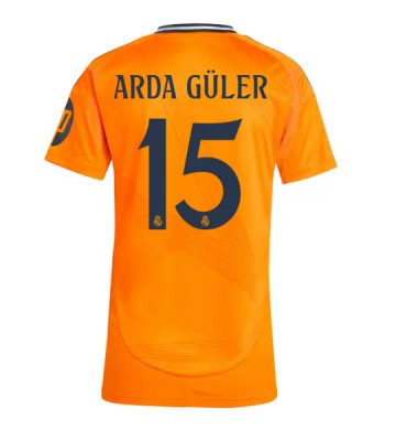 Real Madrid Arda Guler #15 Replika Udebanetrøje Dame 2024-25 Kortærmet